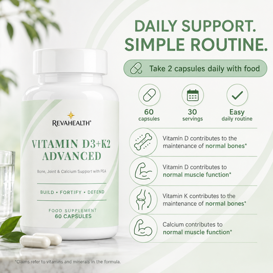 RevaHealth Vitamin D3+K2 Advanced