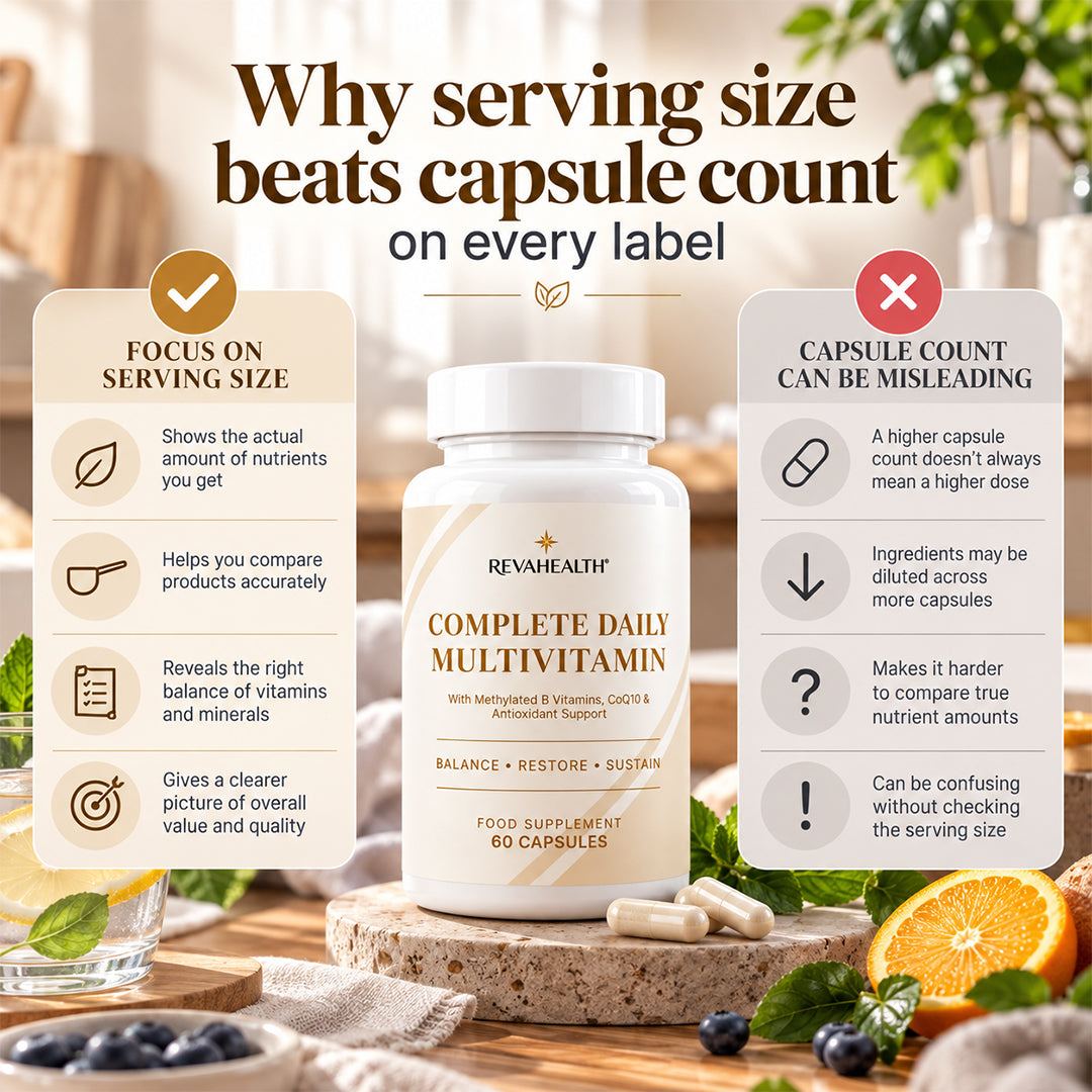 Why serving size beats capsule count on every label