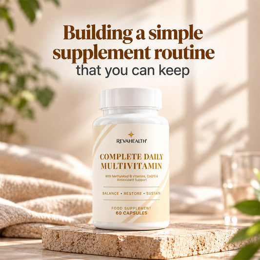 Building a simple supplement routine that you can keep