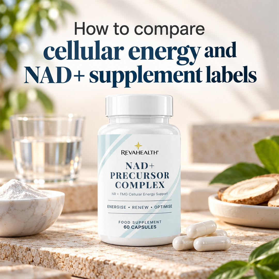 How to compare cellular energy and NAD+ supplement labels