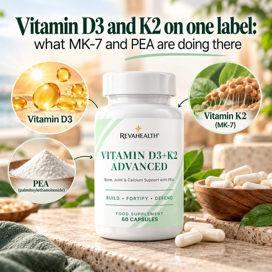 Vitamin D3 and K2 on one label: what MK-7 and PEA are doing there