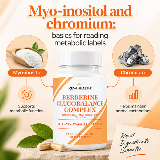 Myo-inositol and chromium: basics for reading metabolic labels