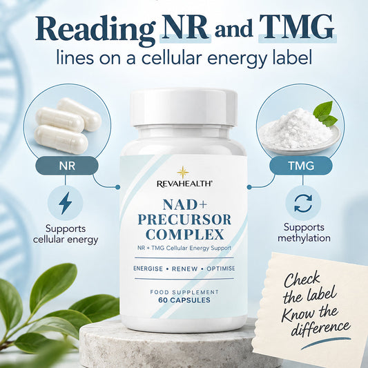 Reading NR and TMG lines on a cellular energy label