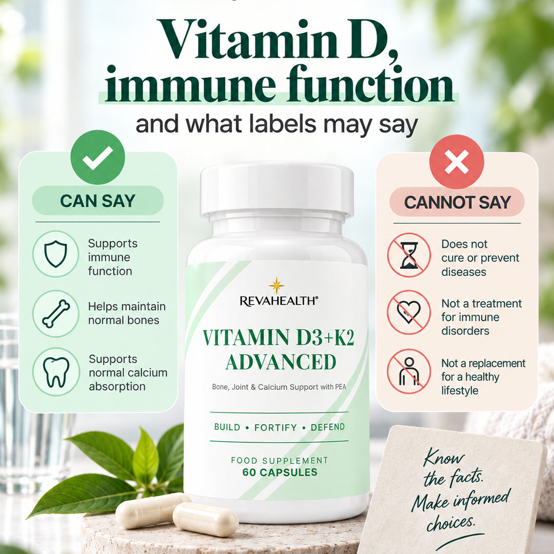 Vitamin D, immune function and what labels may say