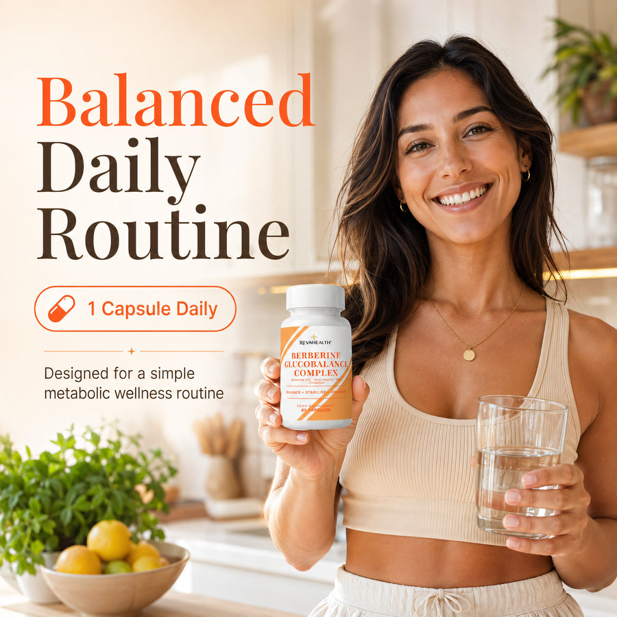 RevaHealth Berberine GlucoBalance Complex product detail graphic 1