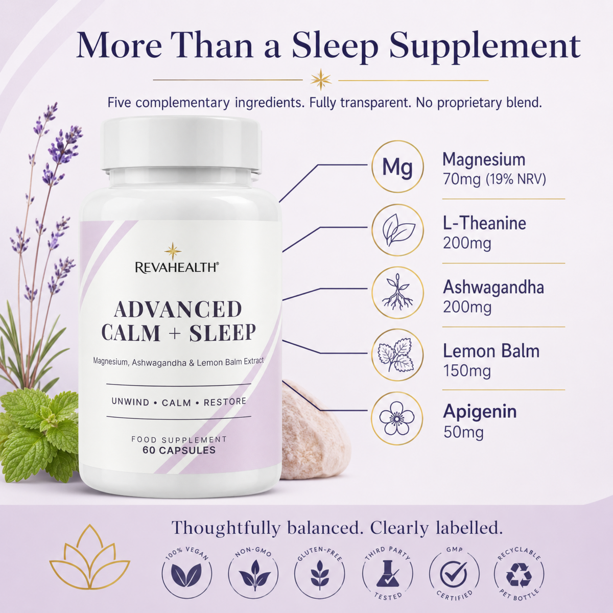 RevaHealth Advanced Calm + Sleep