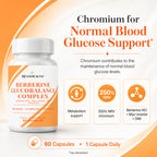 RevaHealth Berberine GlucoBalance Complex product detail graphic 5