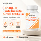 RevaHealth Berberine GlucoBalance Complex product detail graphic 6