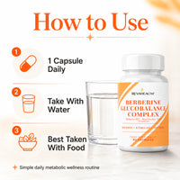 RevaHealth Berberine GlucoBalance Complex product detail graphic 8