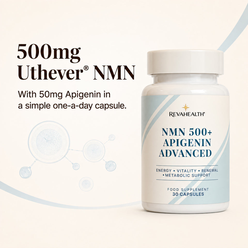 RevaHealth NMN 500 + Apigenin Advanced product detail graphic 3