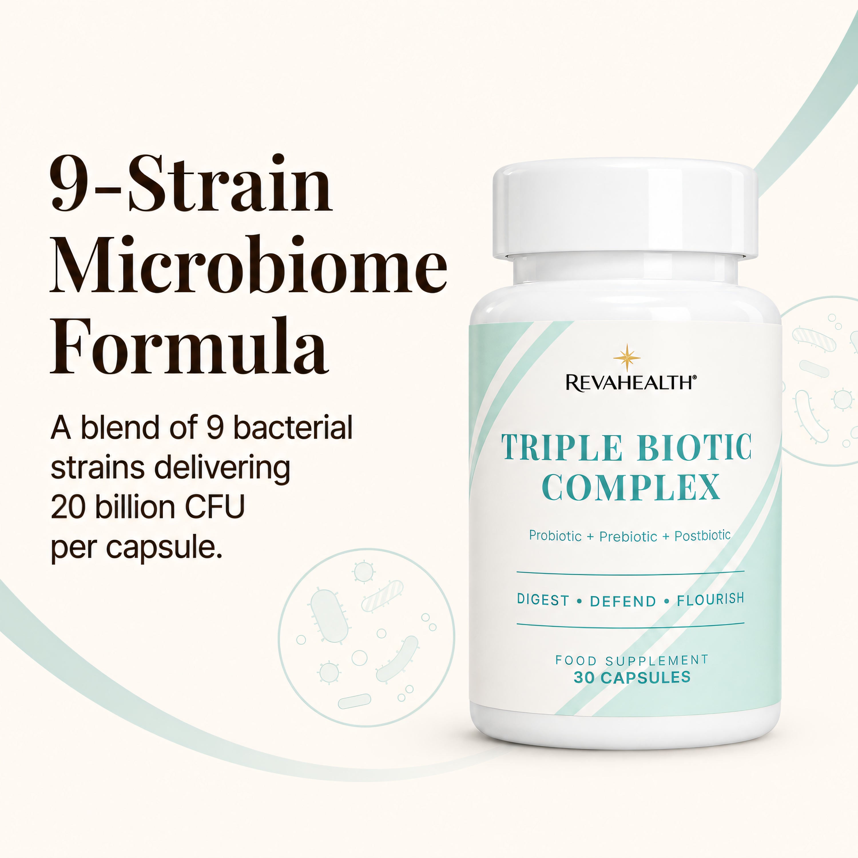 RevaHealth Triple Biotic Complex product detail graphic 3
