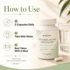 RevaHealth Vitamin D3+K2 Advanced product detail graphic 6